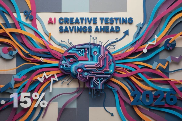AI Creative Testing: 15% Savings in 2026
