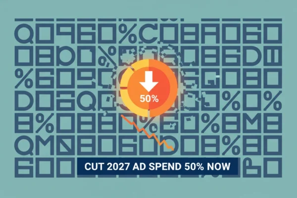 Quality Score: Cut 2027 Ad Spend 50% Now