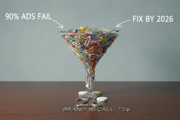 90% of Ads Fail: Fix Your Brand Recall by 2026