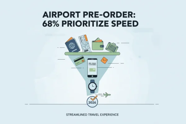 Airport Pre-Order: 68% Prioritize Speed in 2026