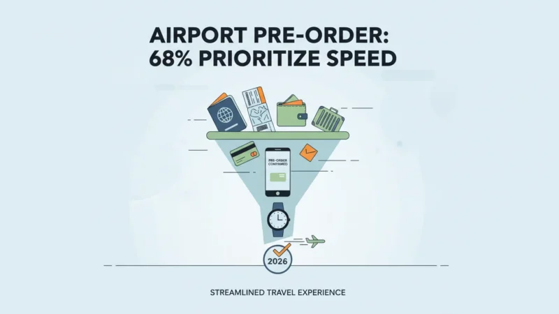 Airport Pre-Order: 68% Prioritize Speed in 2026