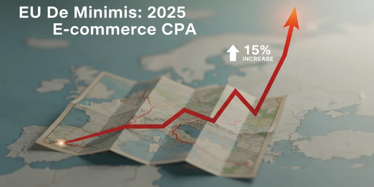 EU De Minimis: 2025 E-commerce CPA Soars 15%