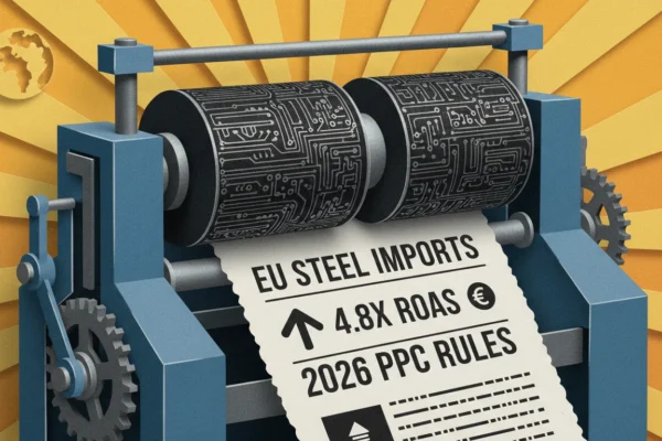 EU Steel Imports: 4.8x ROAS with 2026 PPC Rules
