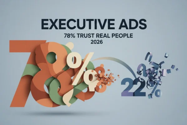 Executive Ads: 78% Trust Real People in 2026