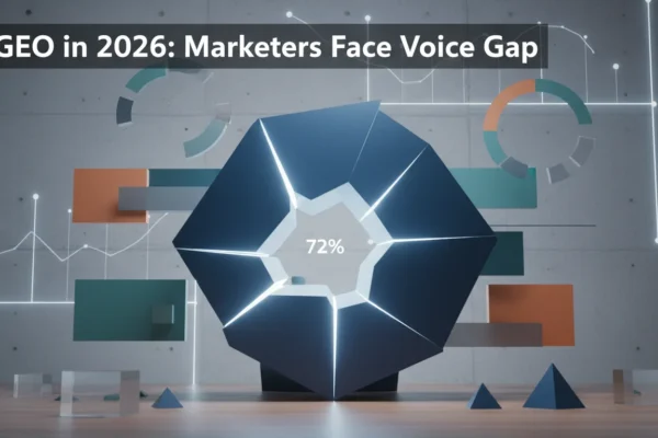 GEO in 2026: Marketers Face 72% Voice Gap