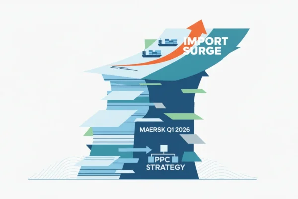 Maersk Q1 2026: PPC Strategy for Import Surges