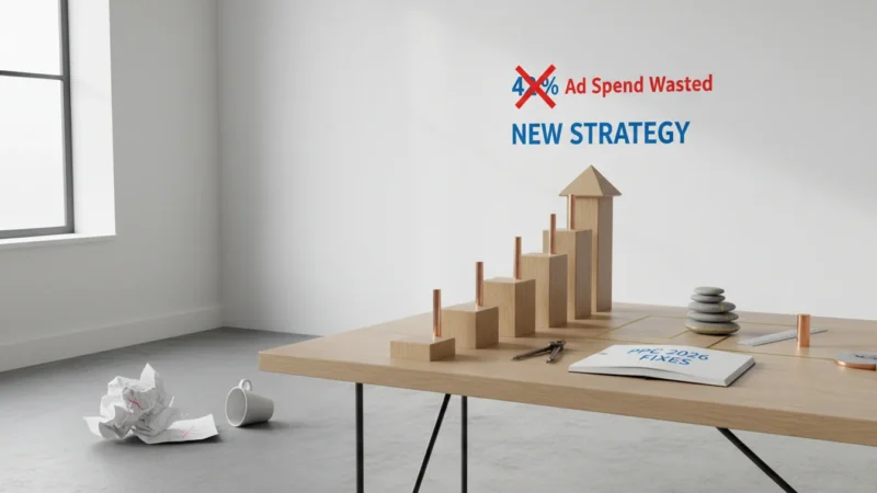 42% Ad Spend Wasted: PPC Fixes for 2026