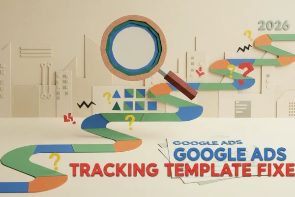 Google Ads: Fixing Tracking Template Issues in 2026