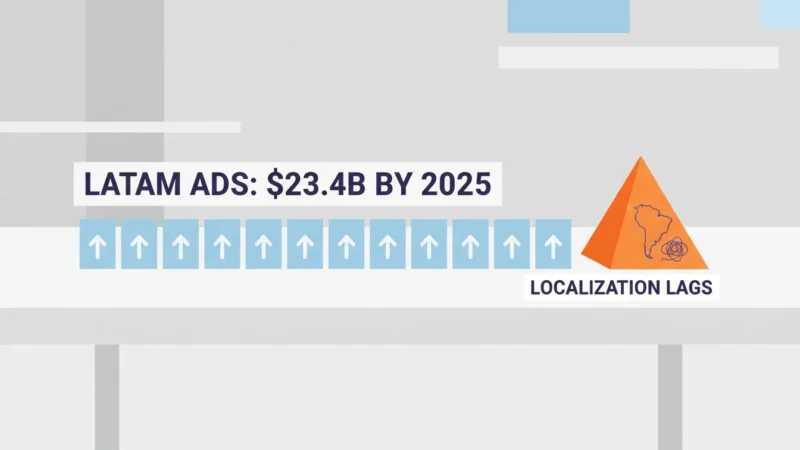 LATAM Ads: $23.4B by 2025, Localization Lags