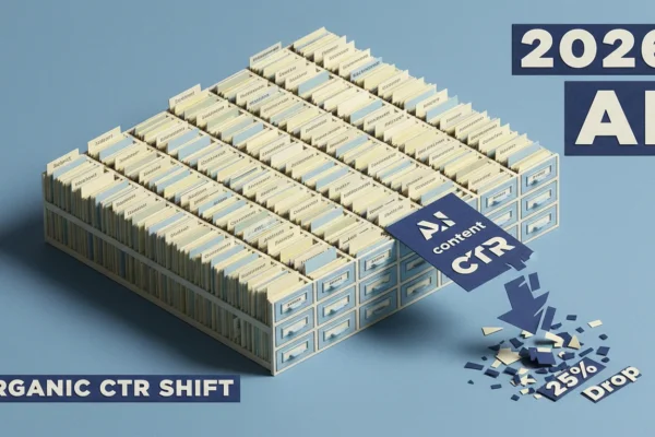 Organic CTR Drops 25%: 2026 AI Content Shift