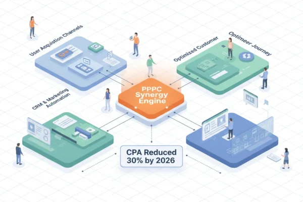 PPC Synergy: B2B SaaS Cuts CPA 30% in 2026