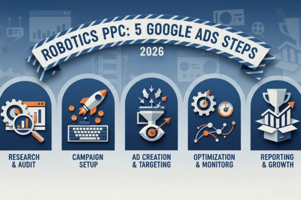 Robotics PPC: 5 Google Ads Steps for 2026