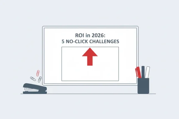 ROI in 2026: Marketers Face 5 No-Click Challenges