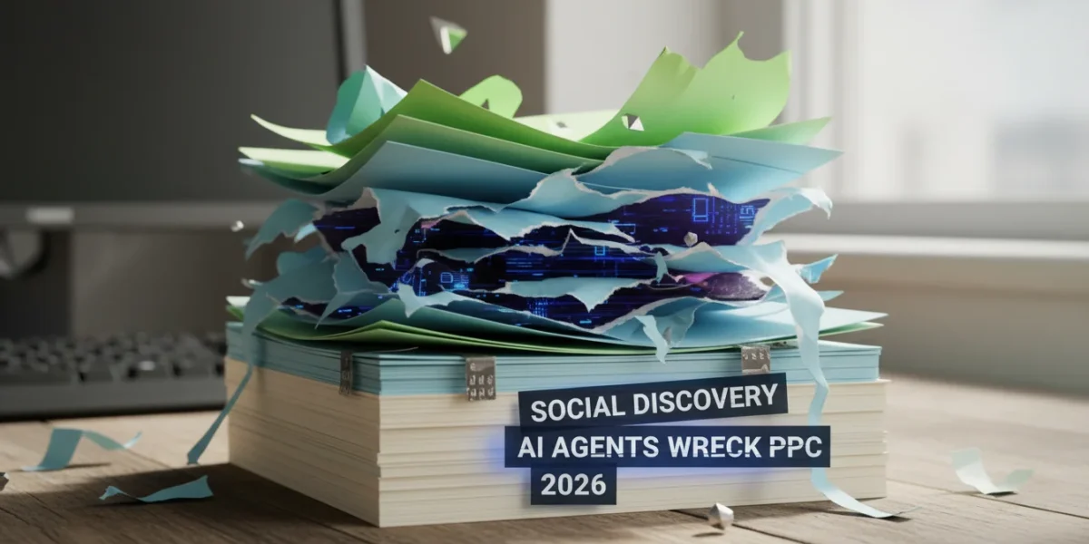 Social Discovery: AI Agents Wreck PPC in 2026