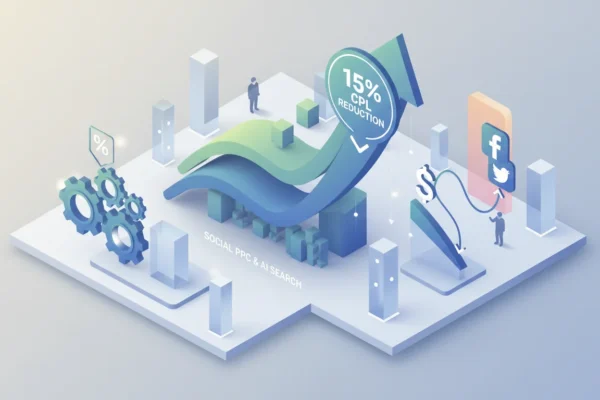 Social PPC & AI Search: 15% Lower CPL in 2026