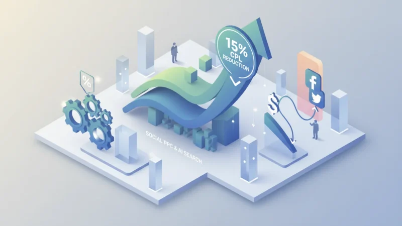 Social PPC & AI Search: 15% Lower CPL in 2026